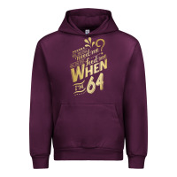 Mauve Wine will you still need me when i'm 64 birthday for wife 64 love premium t Urban Hoodie - linhVisuals