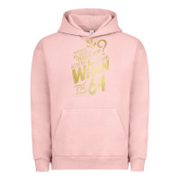Pigment Salmon will you still need me when i'm 64 birthday for wife 64 love premium t Urban Hoodie - linhVisuals