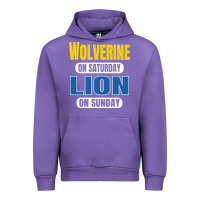 Tulip wolverine on saturday lion on sunday fans detroit vintage pullover hoo Urban Hoodie - linhVisuals