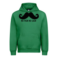 Emerald MUSTACHE Urban Hoodie - linhVisuals