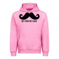 Fuchsia Pink MUSTACHE Urban Hoodie - linhVisuals
