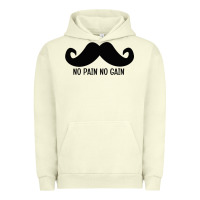 Pigment Pistachio MUSTACHE Urban Hoodie - linhVisuals