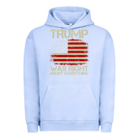 Pigment Grape Ice vintage usa american flag trump was right about everything pullover ho Urban Hoodie - linhVisuals