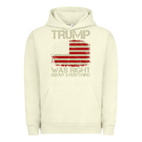 Pigment Pistachio vintage usa american flag trump was right about everything pullover ho Urban Hoodie - linhVisuals