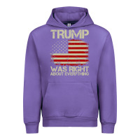 Tulip vintage usa american flag trump was right about everything pullover ho Urban Hoodie - linhVisuals