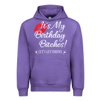 Tulip womens it's my birthday bitches! funny drunk party birthday girls v ne Urban Hoodie - linhVisuals