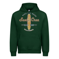 Forest Green santa cruz, ca vintage surfers tshirt Urban Hoodie - linhVisuals