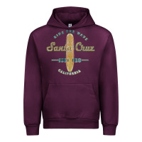 Mauve Wine santa cruz, ca vintage surfers tshirt Urban Hoodie - linhVisuals