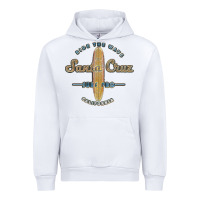 White santa cruz, ca vintage surfers tshirt Urban Hoodie - linhVisuals