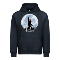 Navy santa bigfoot christmas rock funny sasquatch believe xmas t shirt Urban Hoodie - linhVisuals