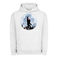Pigment Lunar Rock santa bigfoot christmas rock funny sasquatch believe xmas t shirt Urban Hoodie - linhVisuals