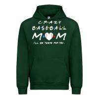 Forest Green baseball coach crazy mom baseball Urban Hoodie - linhVisuals