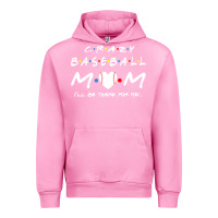 Fuchsia Pink baseball coach crazy mom baseball Urban Hoodie - linhVisuals