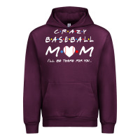 Mauve Wine baseball coach crazy mom baseball Urban Hoodie - linhVisuals