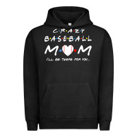 Pigment Black baseball coach crazy mom baseball Urban Hoodie - linhVisuals