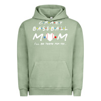 Pigment Oil Green baseball coach crazy mom baseball Urban Hoodie - linhVisuals