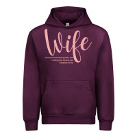 Mauve Wine wife collection t shirt Urban Hoodie - linhVisuals