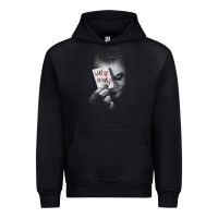 Black us dc dark knight photo why so serious 01 black h pullover hoodie Urban Hoodie - linhVisuals