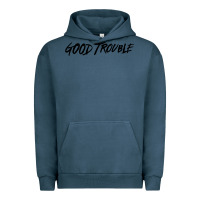Pigment Midnight Navy good trouble Urban Hoodie - linhVisuals
