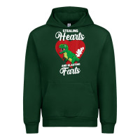 Forest Green stealing hearts and blasting farts valentine's day t shirt Urban Hoodie - linhVisuals