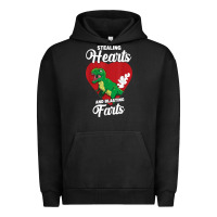Pigment Black stealing hearts and blasting farts valentine's day t shirt Urban Hoodie - linhVisuals