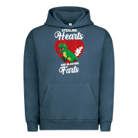 Pigment Midnight Navy stealing hearts and blasting farts valentine's day t shirt Urban Hoodie - linhVisuals