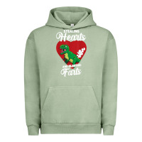 Pigment Oil Green stealing hearts and blasting farts valentine's day t shirt Urban Hoodie - linhVisuals