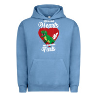 Pigment Pebble Blue stealing hearts and blasting farts valentine's day t shirt Urban Hoodie - linhVisuals
