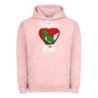 Pigment Salmon stealing hearts and blasting farts valentine's day t shirt Urban Hoodie - linhVisuals