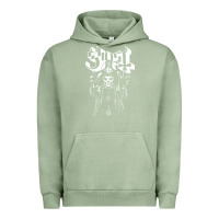 Pigment Oil Green GHOST Urban Hoodie - linhVisuals