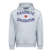 Heather Grey womens favorite daughter heart distressed vintage faded classic t shir Urban Hoodie - linhVisuals