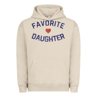 Pigment French Oak womens favorite daughter heart distressed vintage faded classic t shir Urban Hoodie - linhVisuals