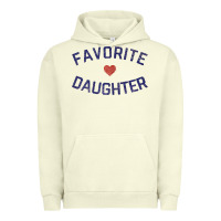 Pigment Pistachio womens favorite daughter heart distressed vintage faded classic t shir Urban Hoodie - linhVisuals