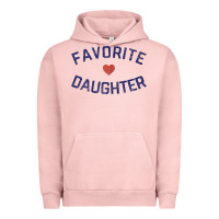Pigment Salmon womens favorite daughter heart distressed vintage faded classic t shir Urban Hoodie - linhVisuals