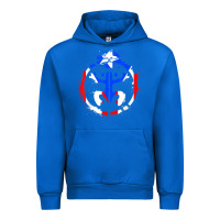 Cobalt taino coqui symbol   boricua   hispanic heritage t shirt Urban Hoodie - linhVisuals