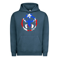 Pigment Midnight Navy taino coqui symbol   boricua   hispanic heritage t shirt Urban Hoodie - linhVisuals