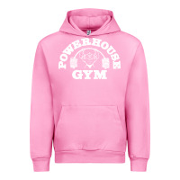 Fuchsia Pink POWERHOUSE GYM POPULAR Urban Hoodie - linhVisuals