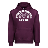 Mauve Wine POWERHOUSE GYM POPULAR Urban Hoodie - linhVisuals