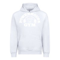 White POWERHOUSE GYM POPULAR Urban Hoodie - linhVisuals