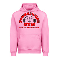 Fuchsia Pink POWERHOUSE GYM CLASSIC Urban Hoodie - linhVisuals