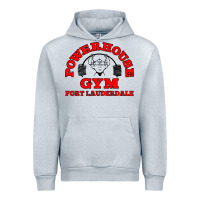 Heather Grey POWERHOUSE GYM CLASSIC Urban Hoodie - linhVisuals