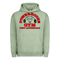 Pigment Oil Green POWERHOUSE GYM CLASSIC Urban Hoodie - linhVisuals