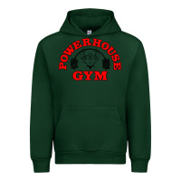 Forest Green POWERHOUSE GYM VINTAGE SPORT Urban Hoodie - linhVisuals