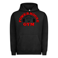 Pigment Black POWERHOUSE GYM VINTAGE SPORT Urban Hoodie - linhVisuals