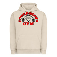 Pigment French Oak POWERHOUSE GYM VINTAGE SPORT Urban Hoodie - linhVisuals