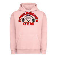 Pigment Salmon POWERHOUSE GYM VINTAGE SPORT Urban Hoodie - linhVisuals