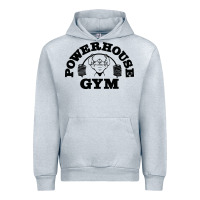 Heather Grey POWERHOUSE GYM Urban Hoodie - linhVisuals