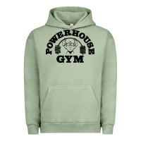 Pigment Oil Green POWERHOUSE GYM Urban Hoodie - linhVisuals