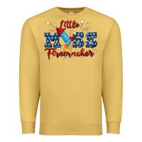 Antique Gold little miss firecracker Premium Sweatshirt - JahusDesignShop