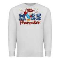 Dove Grey little miss firecracker Premium Sweatshirt - JahusDesignShop